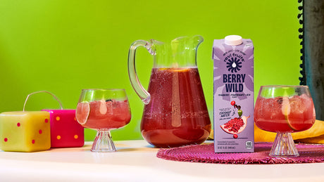 Wild Berry Punch made from Revl Fruits Berry Wild juice.